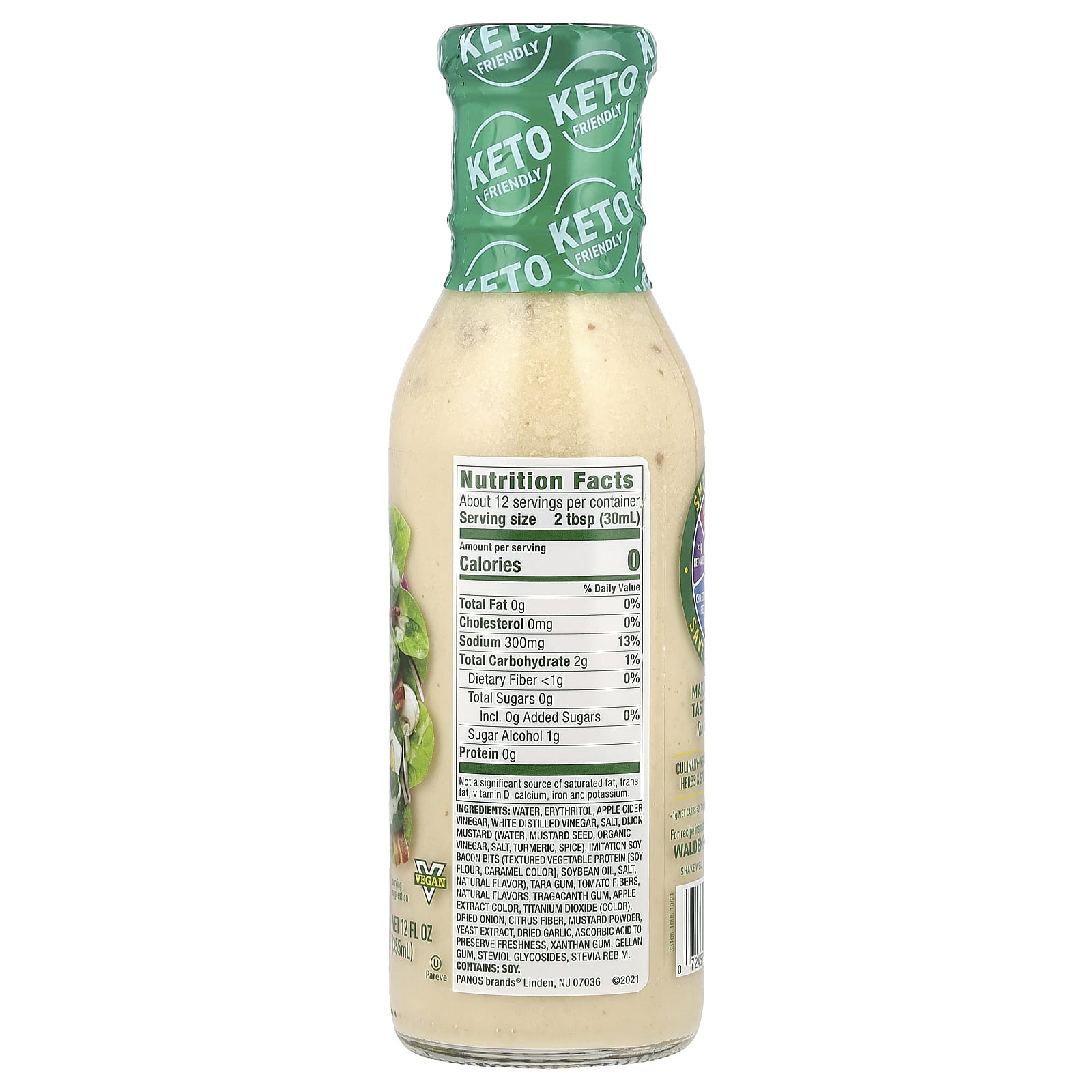 Walden Farms, Creamy Bac'N Dressing, 12 fl oz (355 ml)