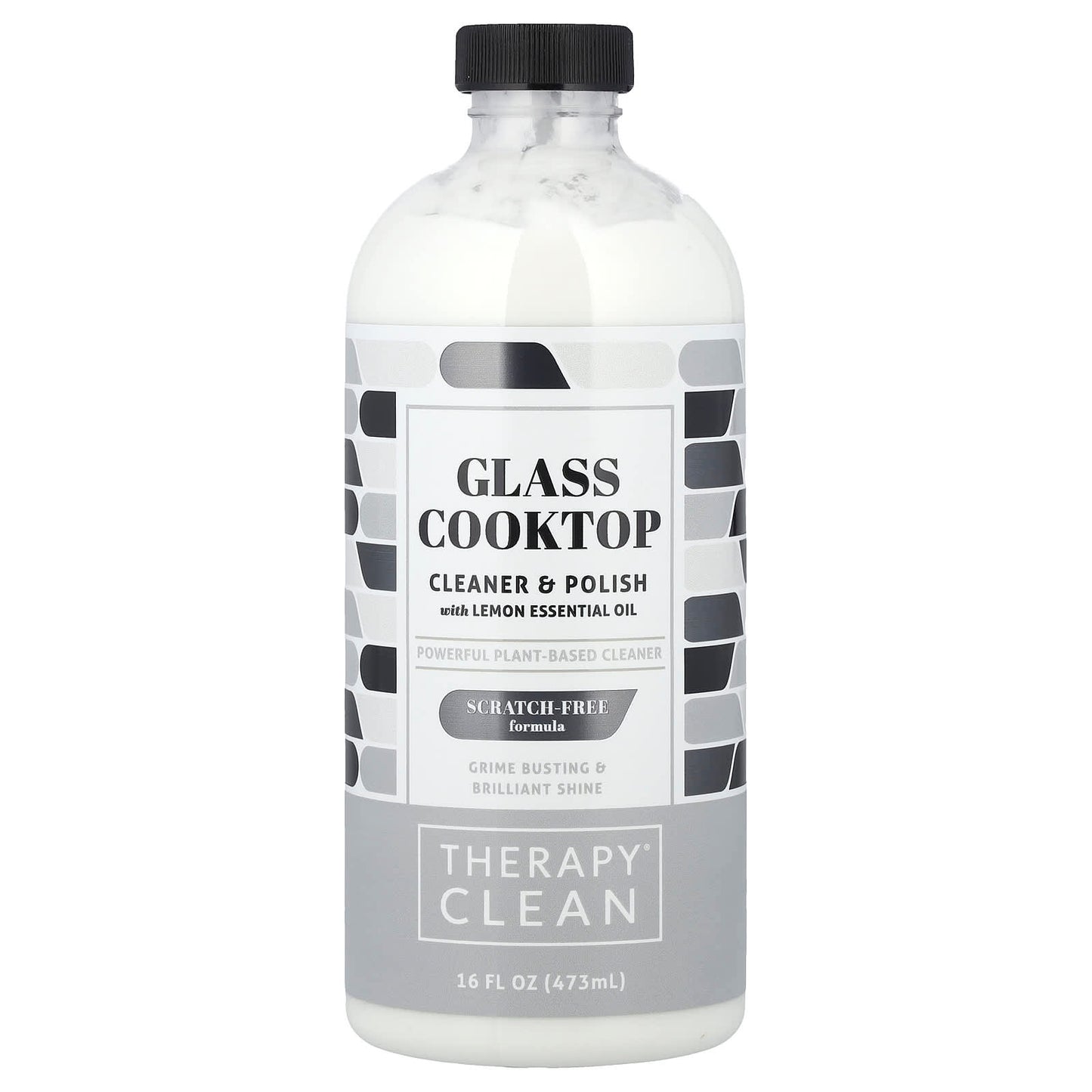 Therapy Clean, Glass Cooktop, Cleaner & Polish with Lemon Essential Oil, 16 fl oz (473 ml) - Image 1