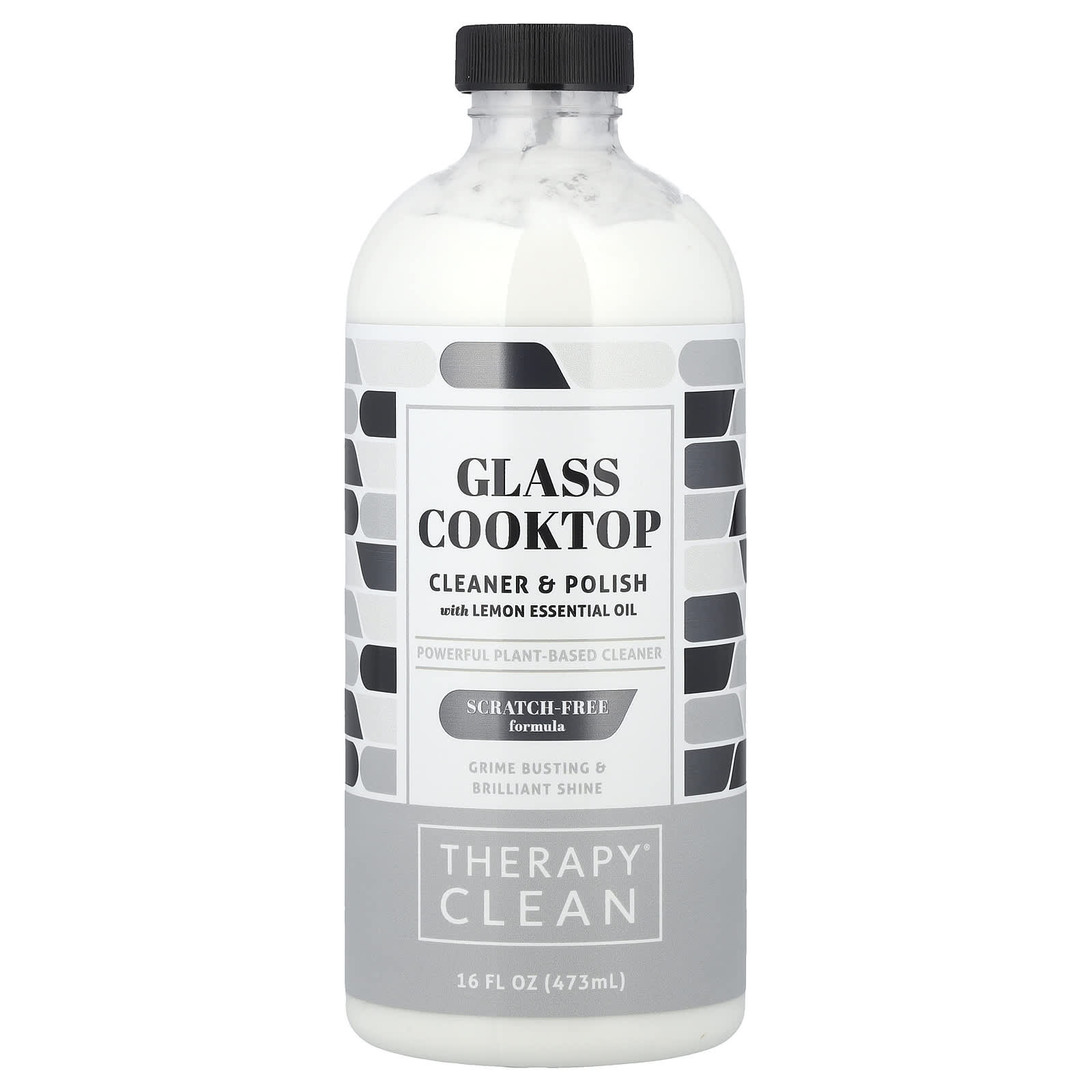 Therapy Clean, Glass Cooktop, Cleaner & Polish with Lemon Essential Oil, 16 fl oz (473 ml) - Image 1