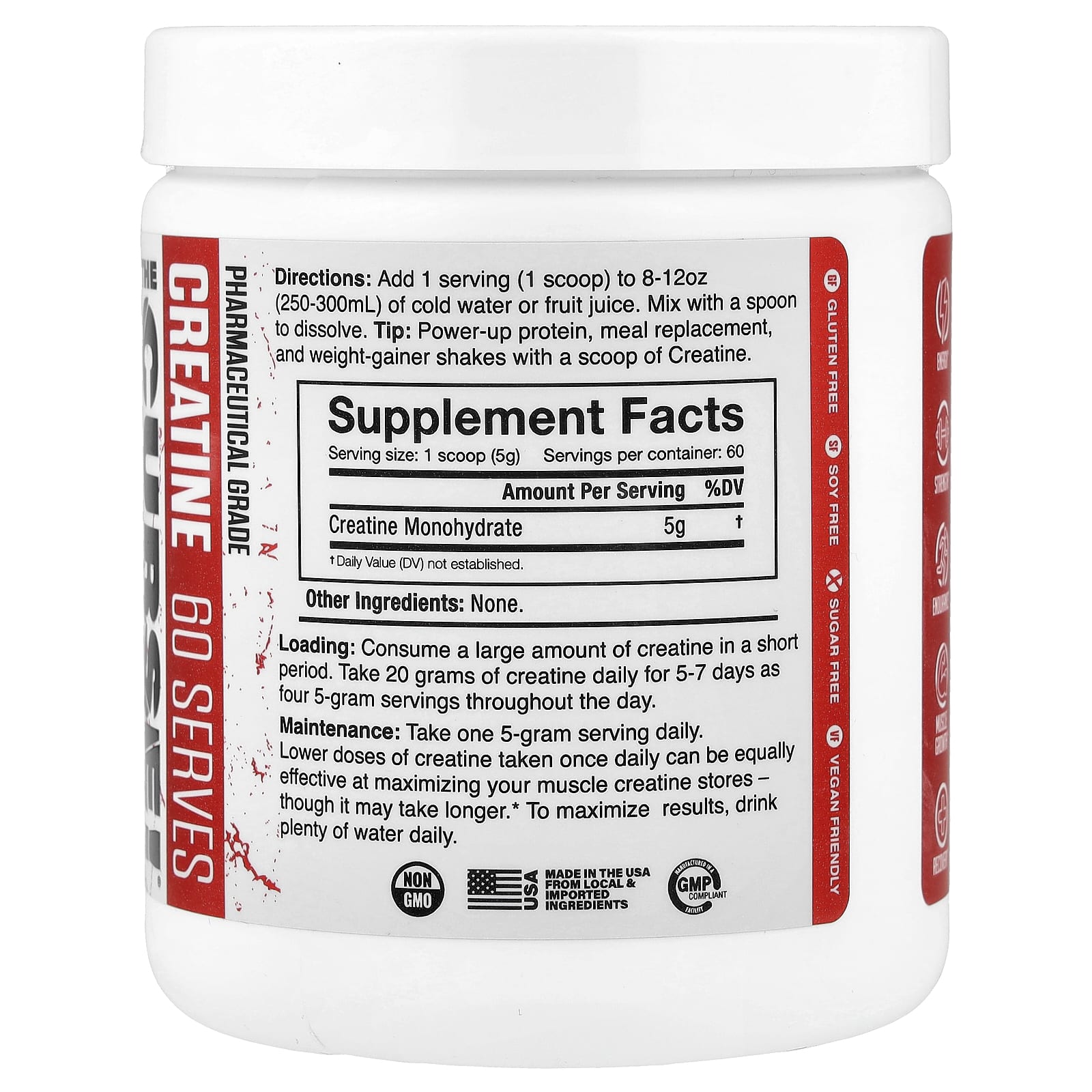 JNX Sports Creatine Powder - Unflavored Micronized Supplement - Image 2