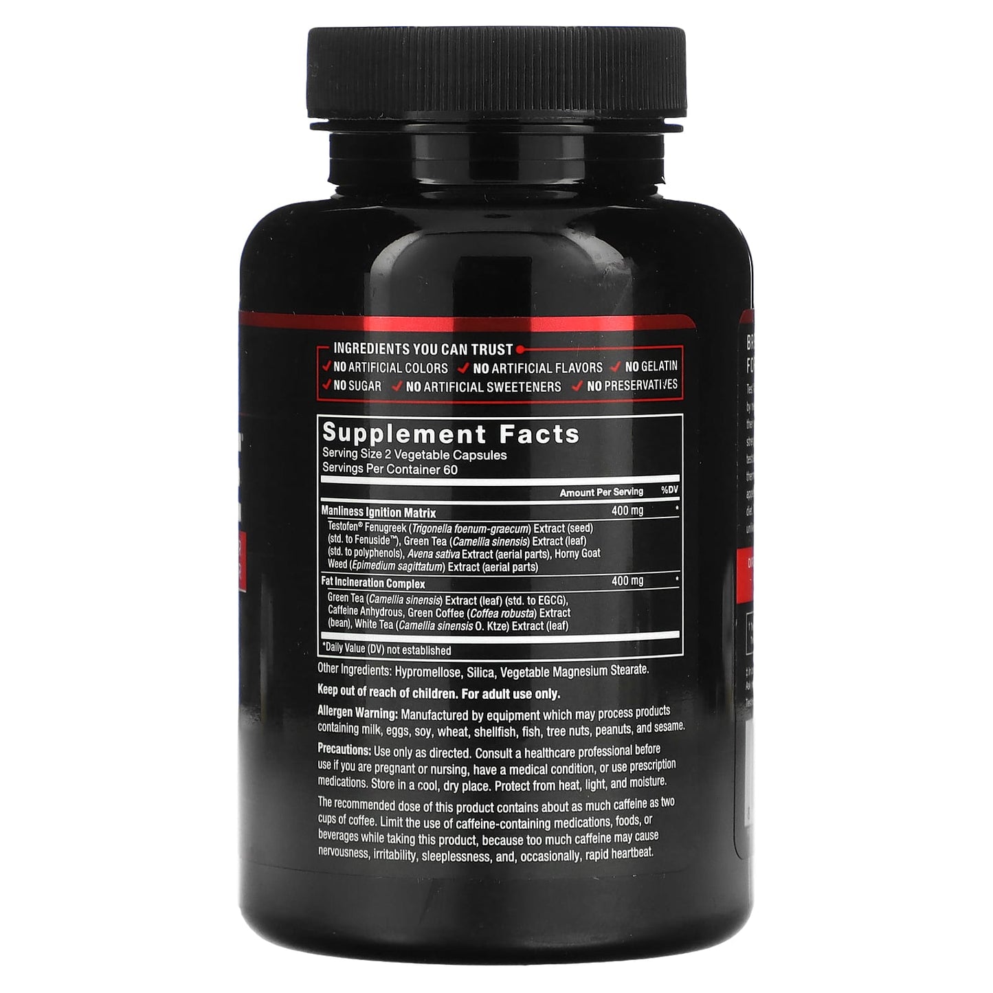 Boost Testosterone & Burn Fat with Force Factor Test X180 Ignite - Image 2