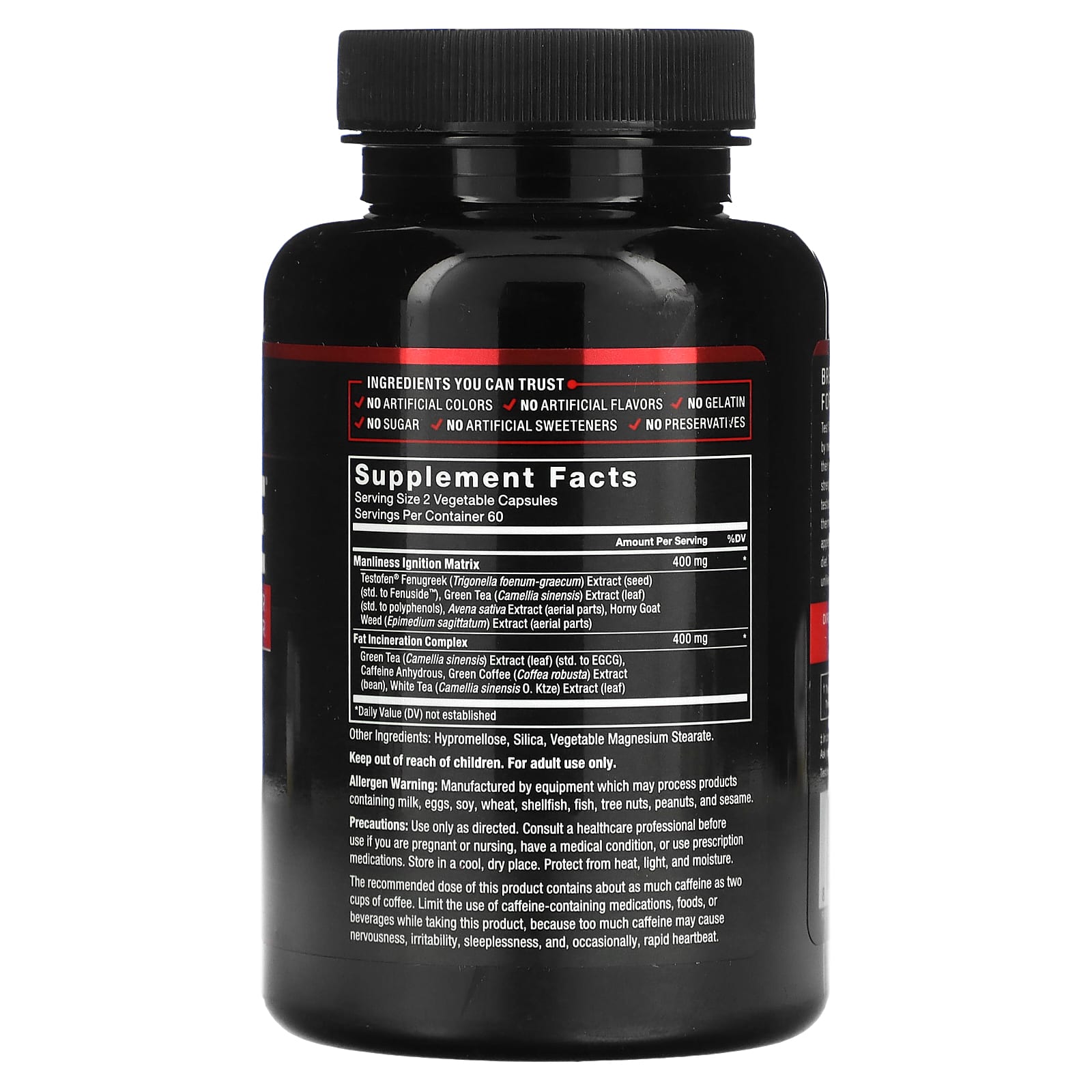 Boost Testosterone & Burn Fat with Force Factor Test X180 Ignite - Image 2