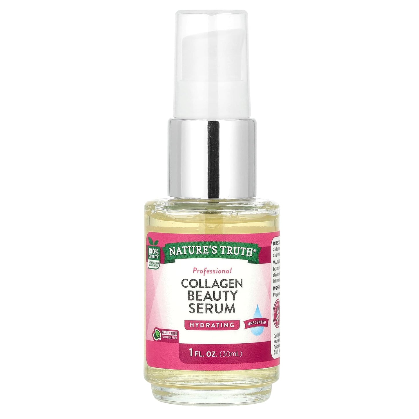 Nature's Truth, Professional Collagen Beauty Serum, Unscented, 1 fl oz (30 ml) - Image 1