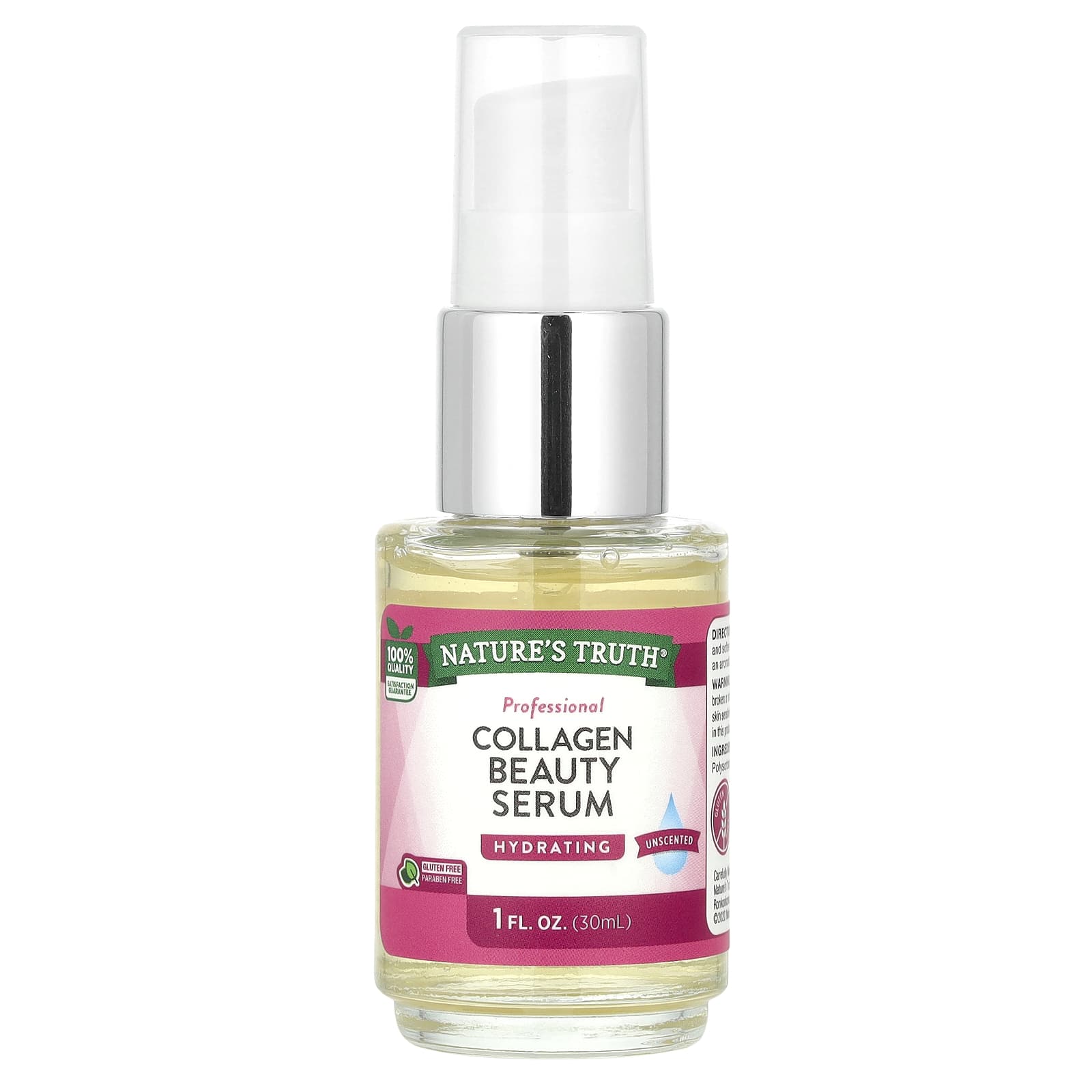 Nature's Truth, Professional Collagen Beauty Serum, Unscented, 1 fl oz (30 ml) - Image 1