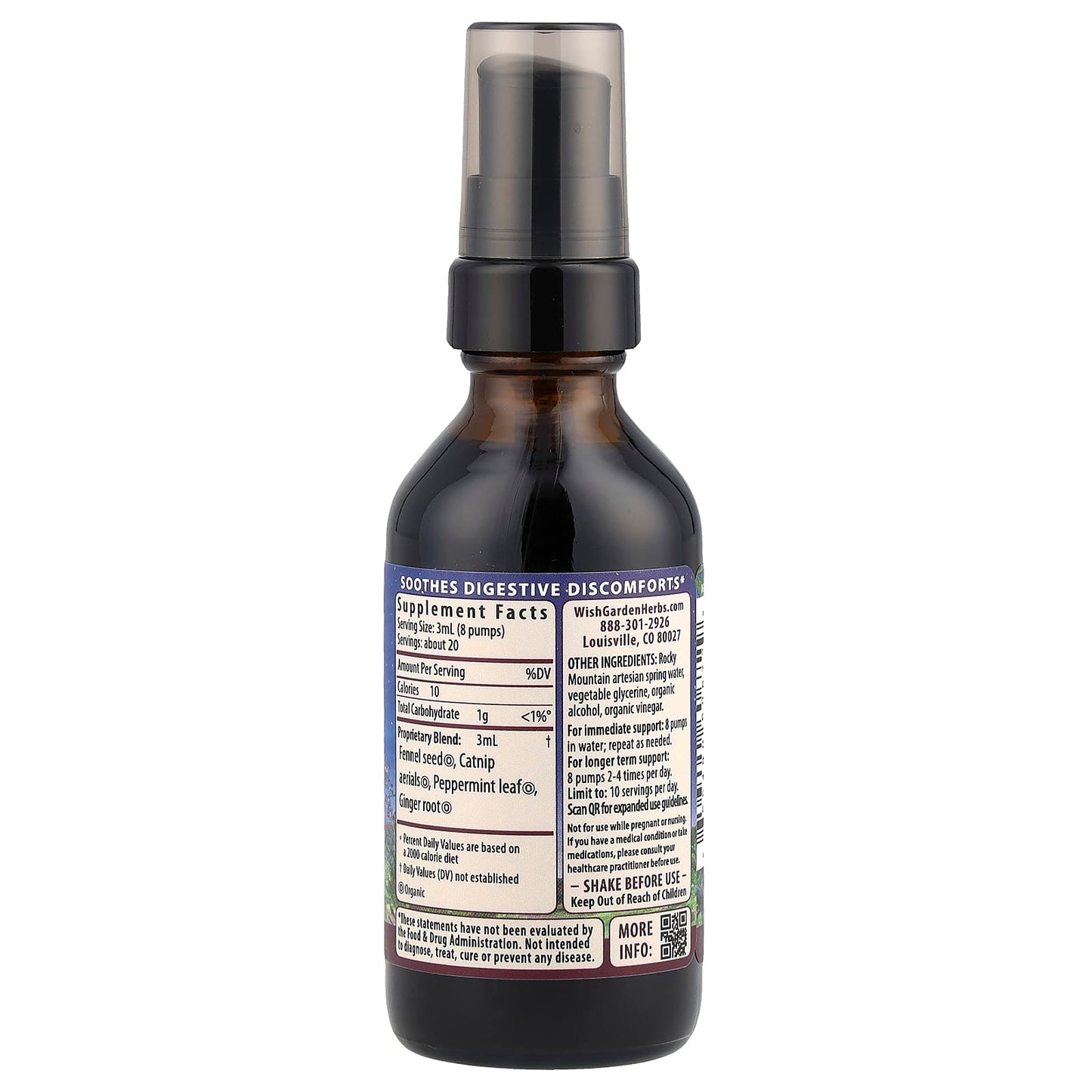WishGarden Herbs, Digestive™ Rescue, 2 fl oz (59 ml) - Image 2