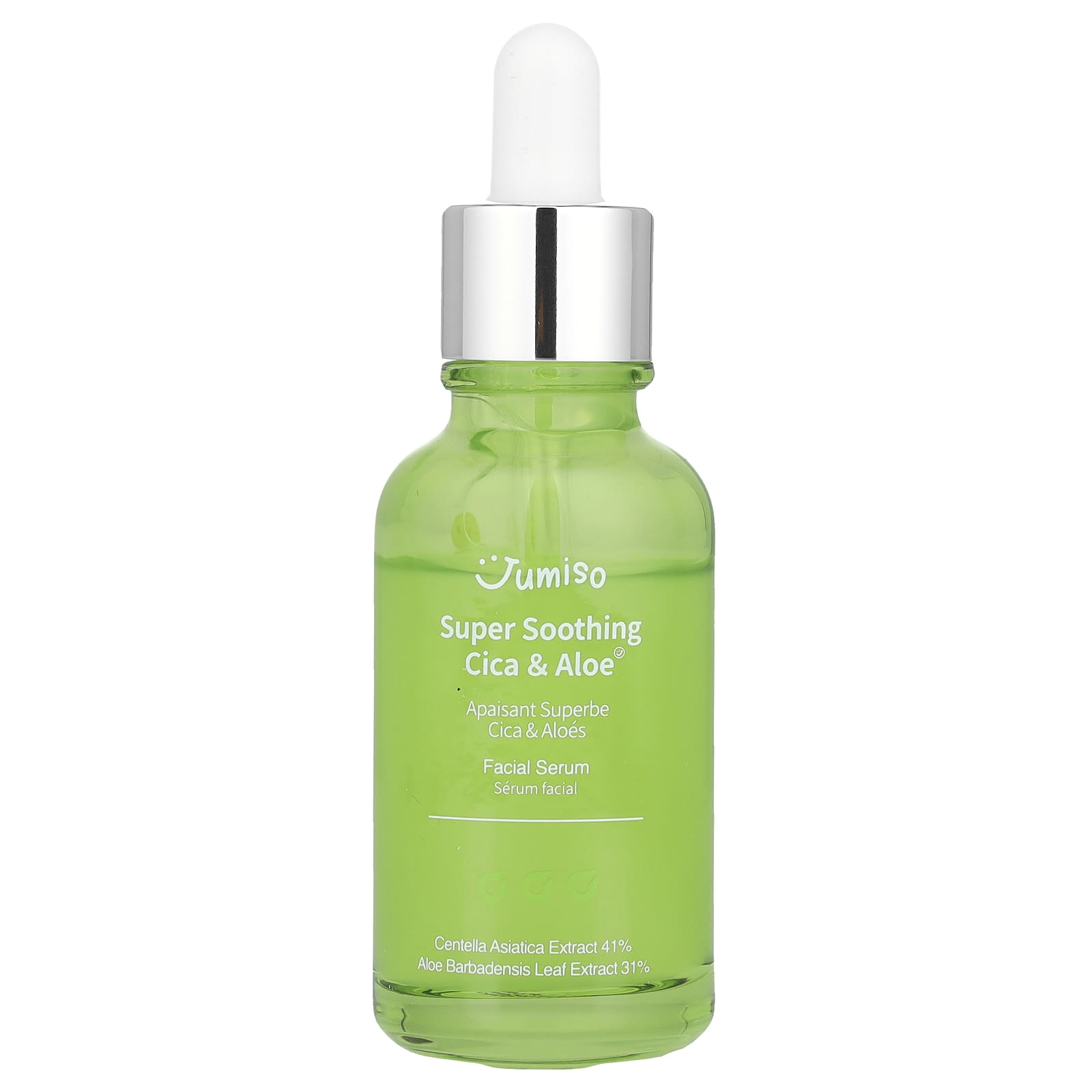 Jumiso Super Soothing Cica & Aloe Facial Serum, 1.01 fl oz | Soothe Irritated Skin - Image 1