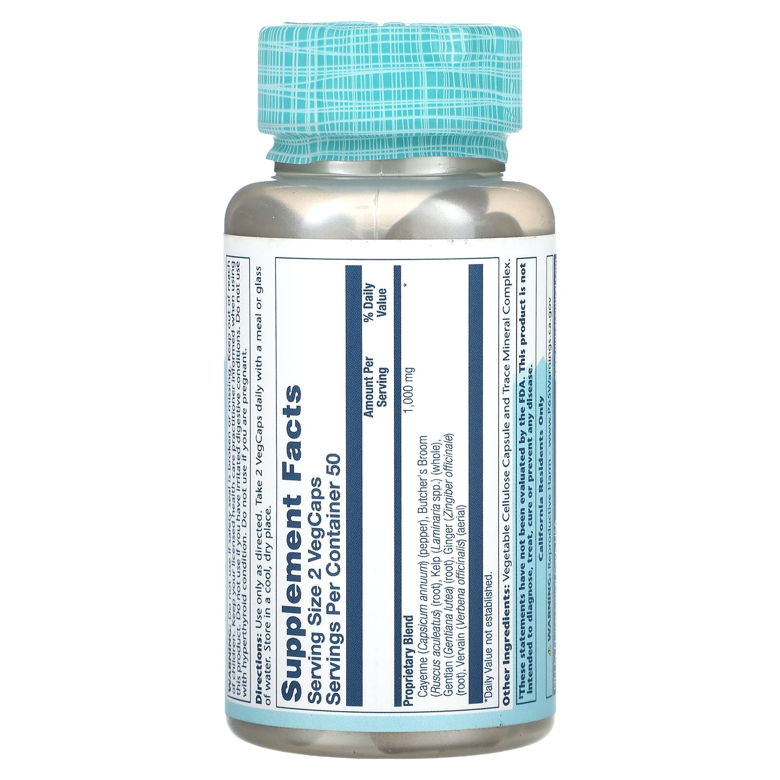 Solaray, Circulation Blend SP-11B, 100 VegCaps - Image 2