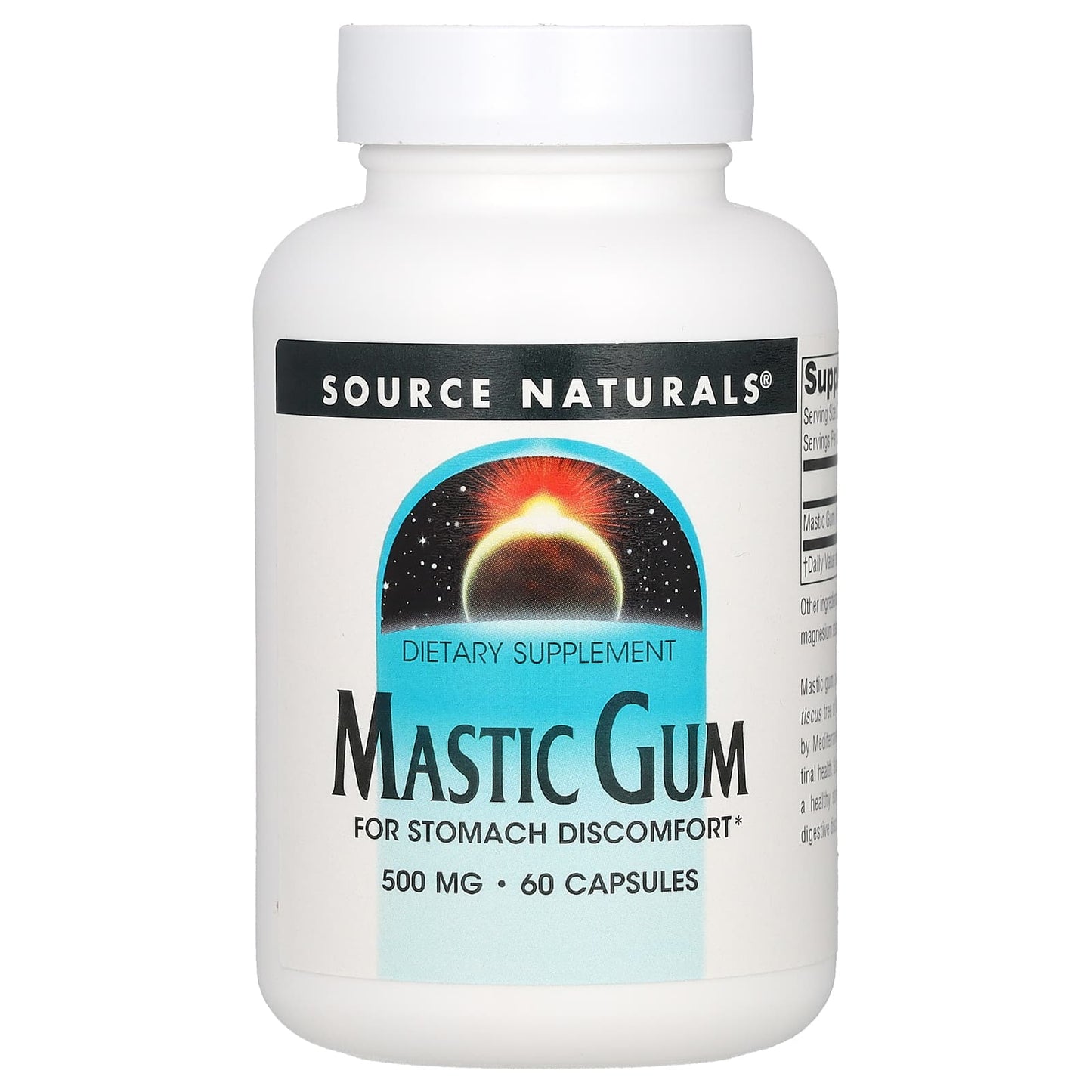 Source Naturals, Mastic Gum, 500 mg , 60 Capsules - Image 1