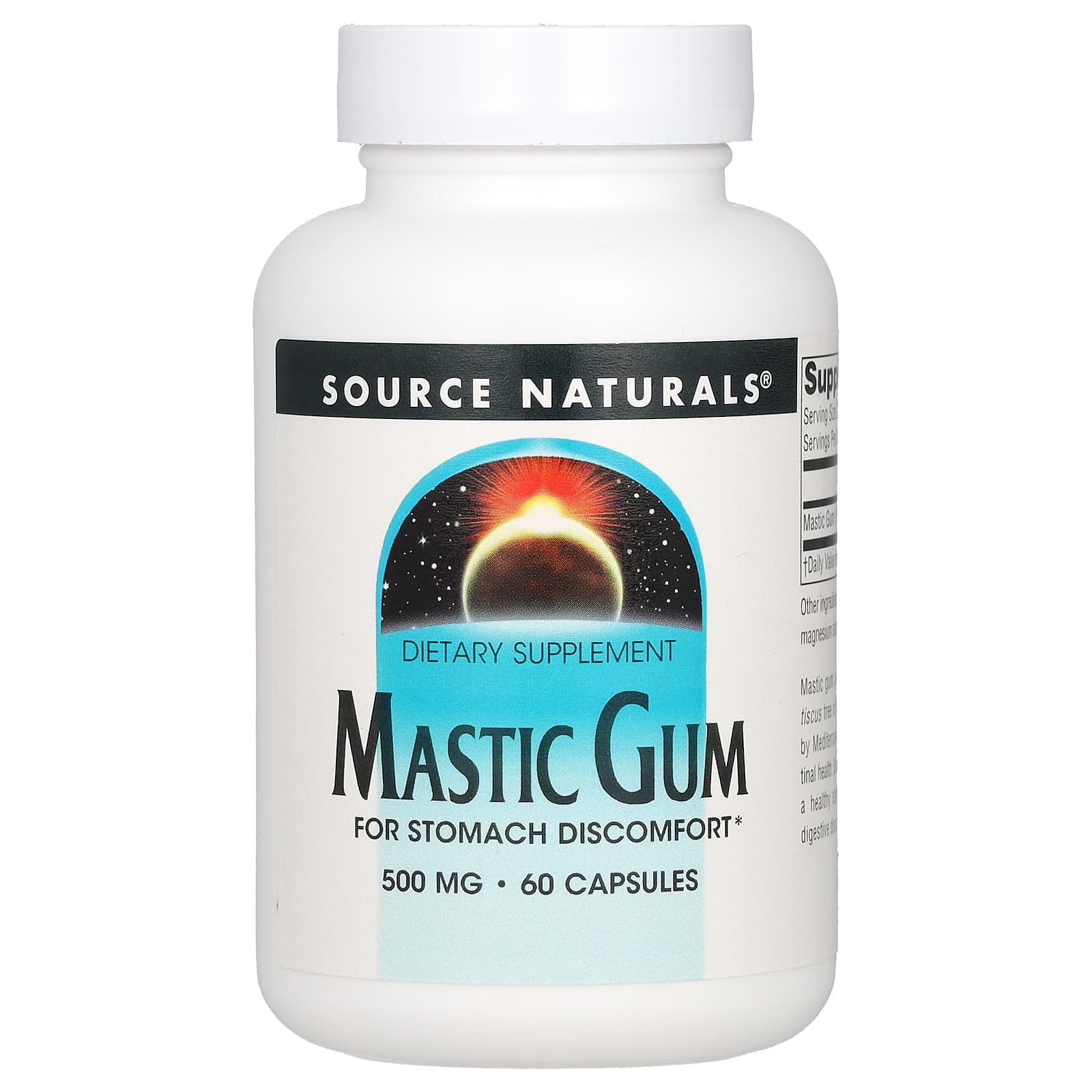 Source Naturals, Mastic Gum, 500 mg , 60 Capsules - Image 1