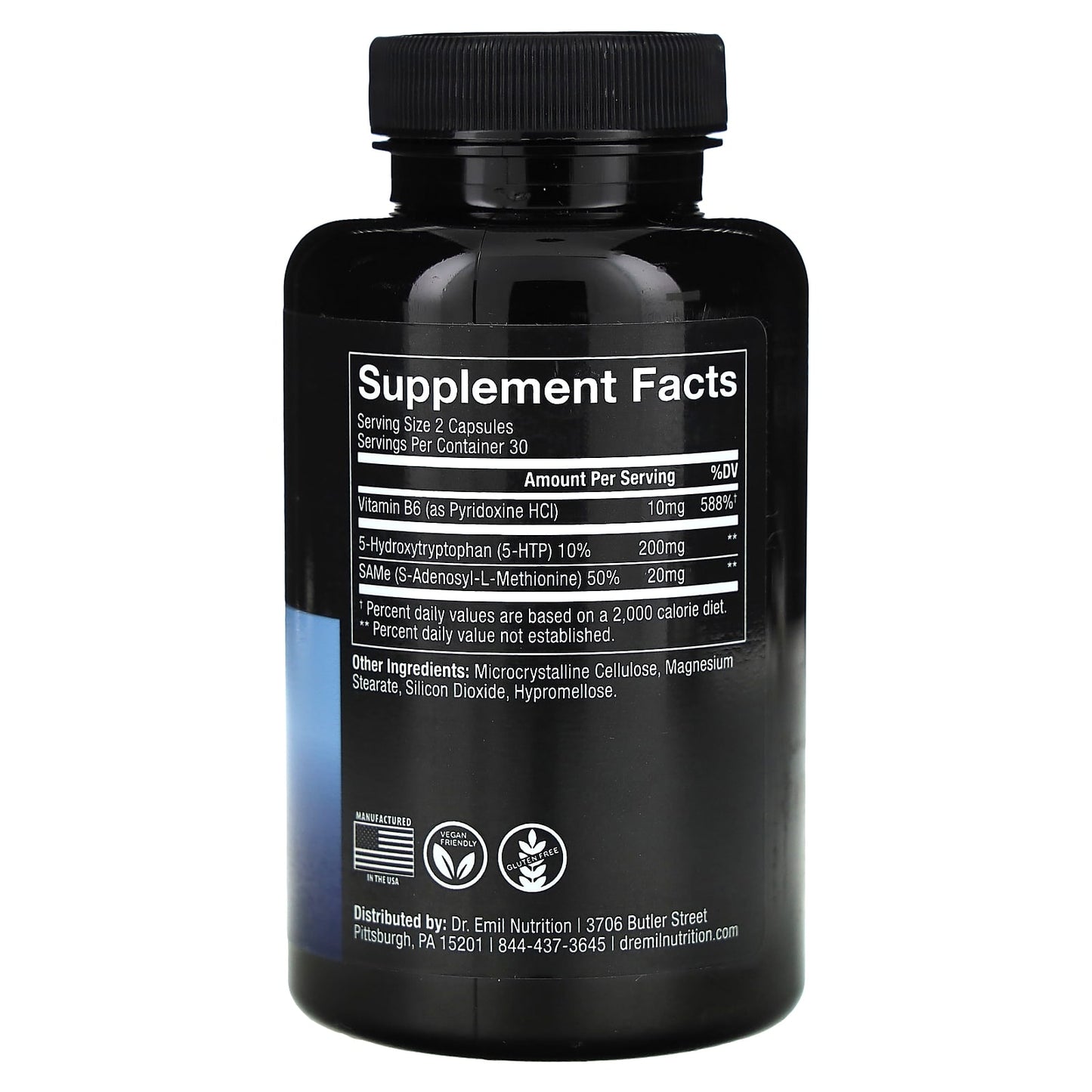 Dr. Emil 5-HTP Plus with Co-Factor B6 | Mood, Anxiety & Sleep Support - Image 2