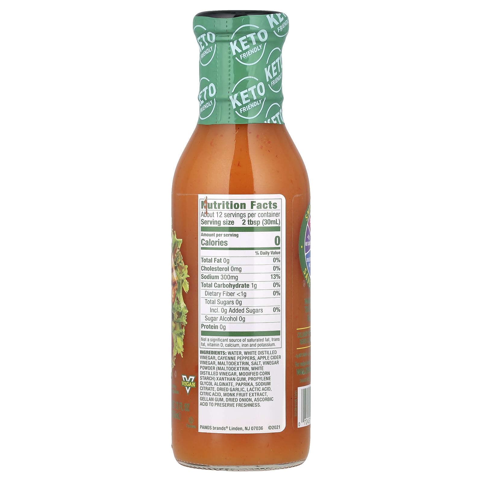 Walden Farms, Spicy Buffalo Vinaigrette, 12 fl oz (355 ml) - Image 2