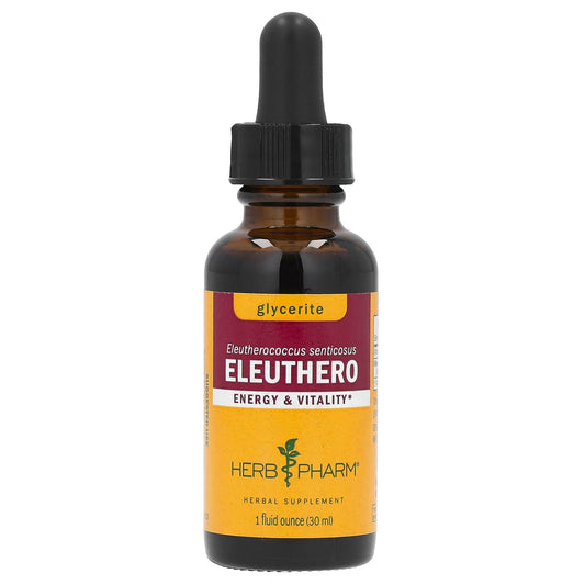 Herb Pharm Eleuthero Energy & Vitality Supplement 1 fl oz (30 ml) - Image 1