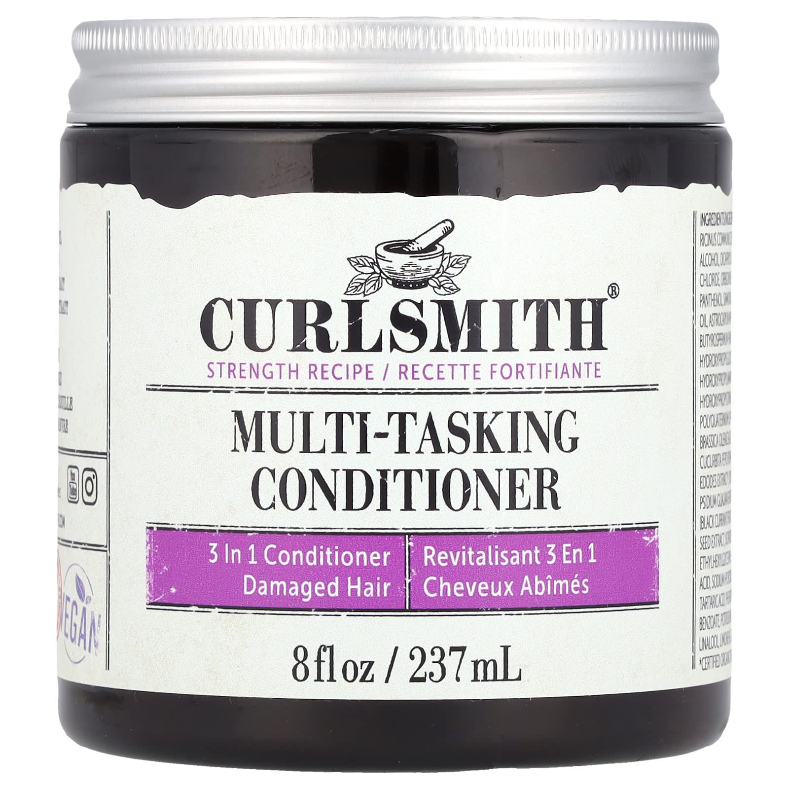 Revive Damaged Hair with Curlsmith's 3-in-1 Conditioner, 8 fl oz - Image 1