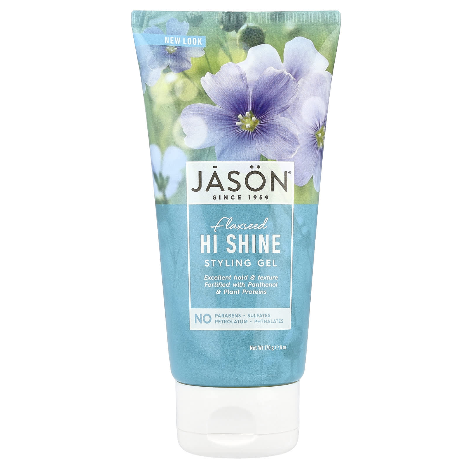 Jason Natural Flaxseed Styling Gel for Salon-Quality Texture & Shine - Image 1