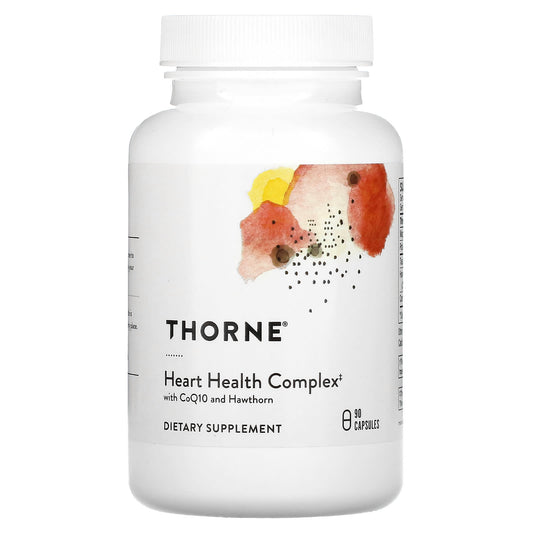 Thorne, Heart Health Complex with CoQ10 and Hawthorn, 90 Capsules - Image 1