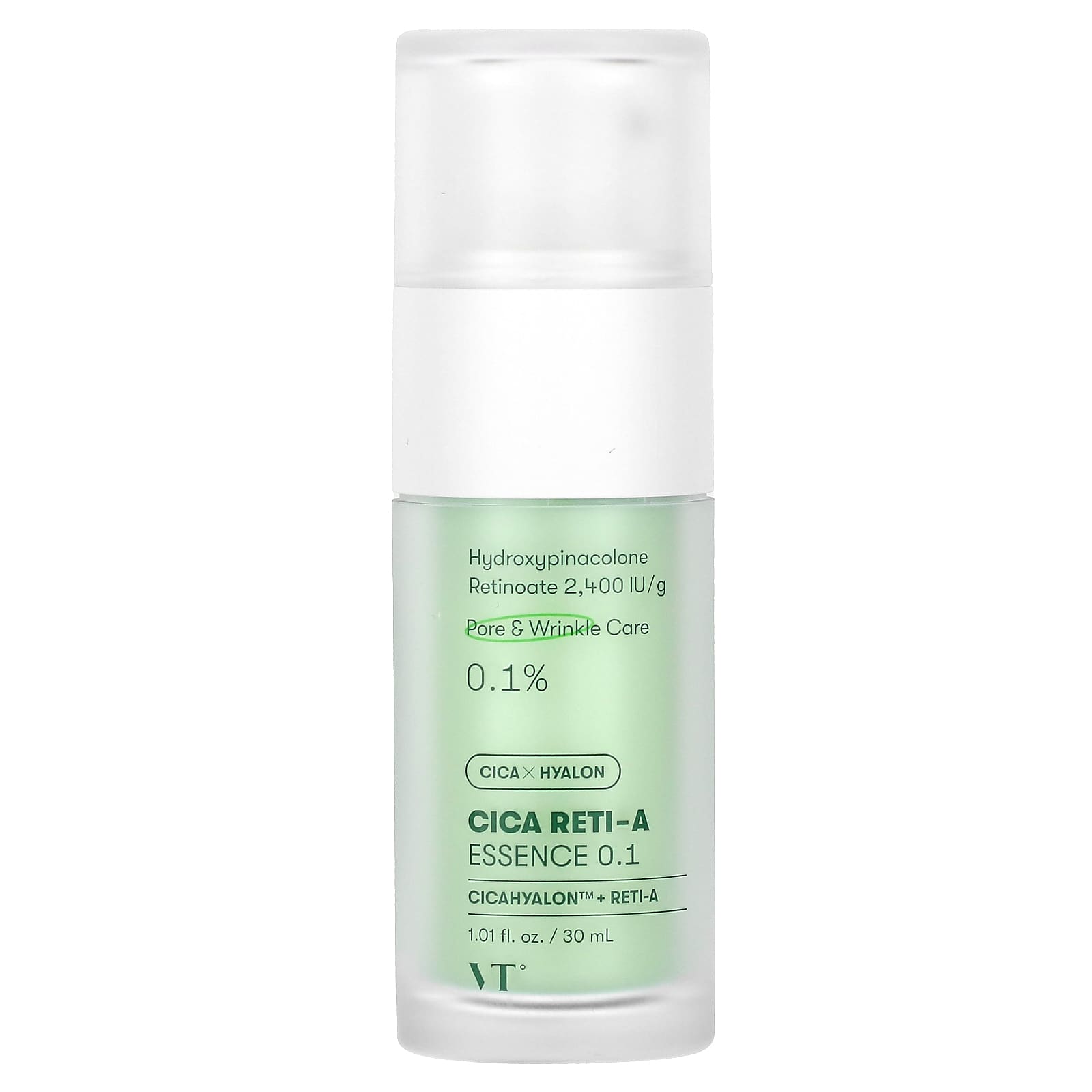 VT Cosmetics, Cica Reti-A Essence 0.1, 1.01 fl oz (30 ml) - Image 1