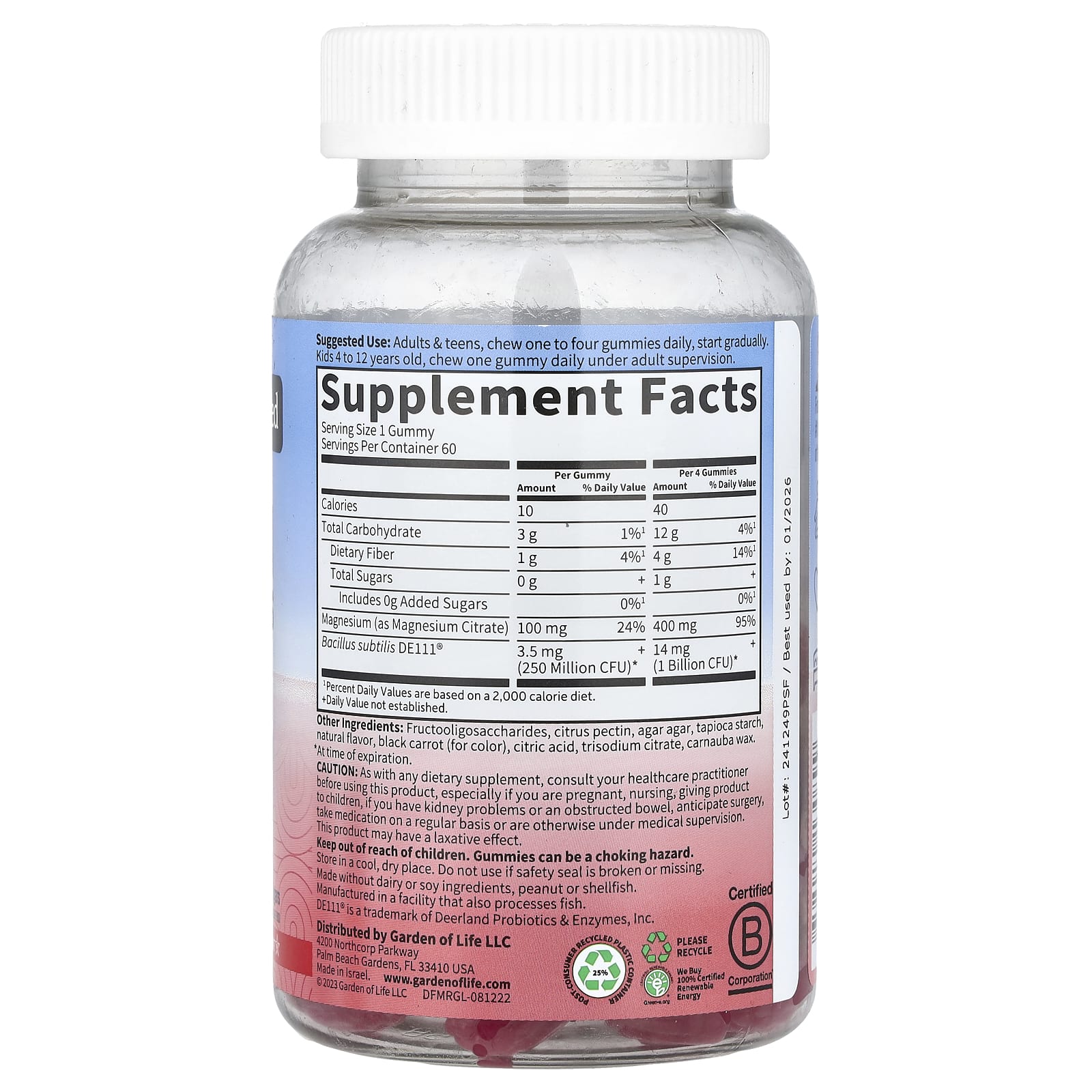 Magnesium Gummies with Pre & Probiotics for Stress, Sleep, and Recovery - Image 2