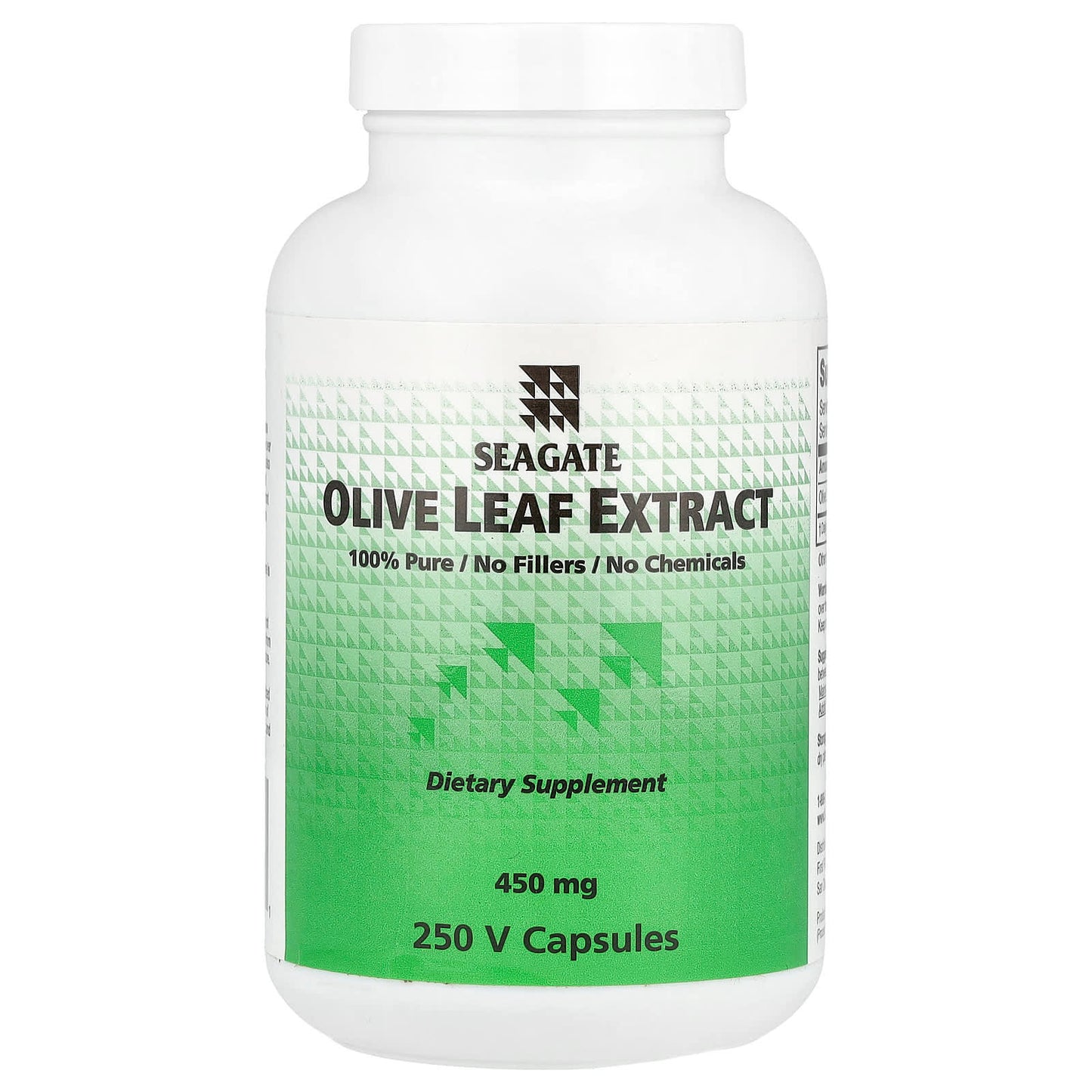 Seagate, Olive Leaf Extract, 450 mg, 250 V Capsules - Image 1