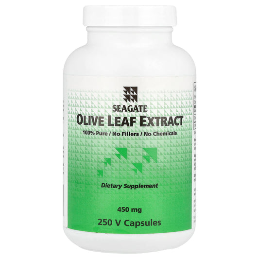 Seagate, Olive Leaf Extract, 450 mg, 250 V Capsules - Image 1