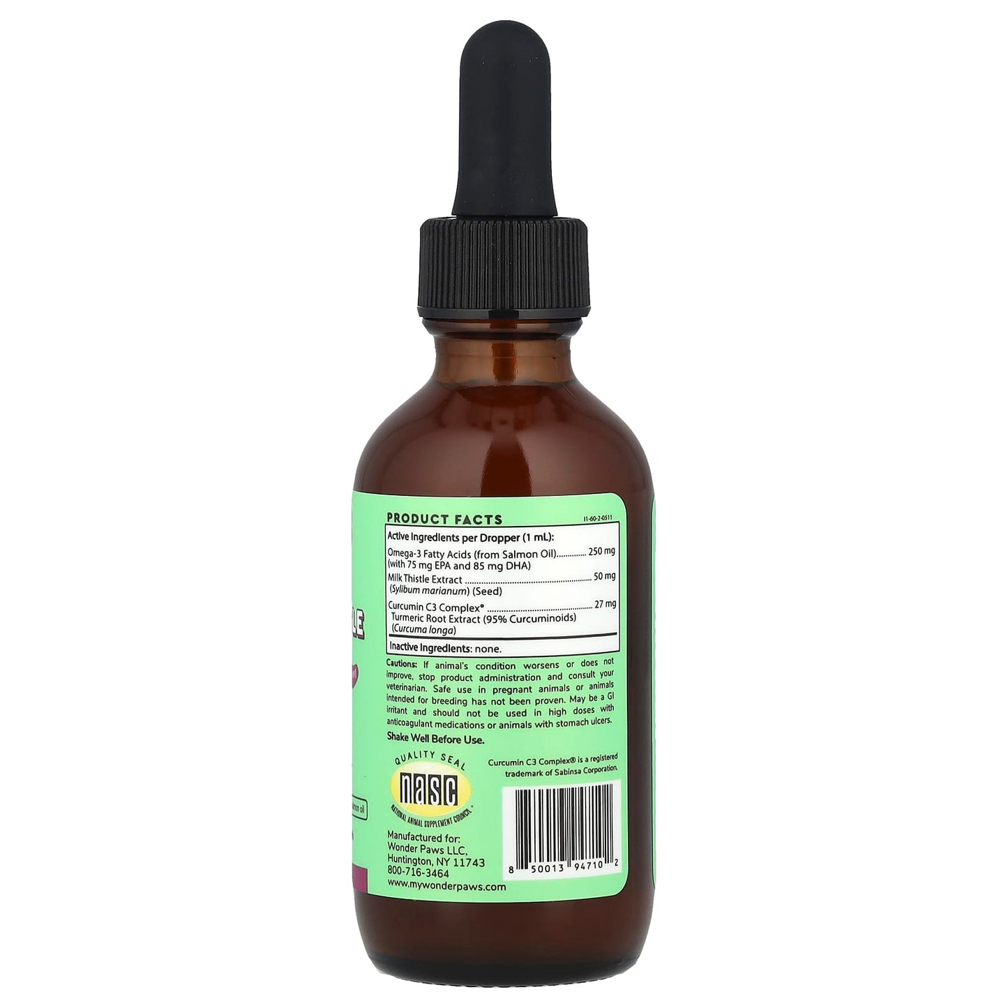 Wonder Paws, Superhero®, Milk Thistle, For Dogs, 2 oz (60 ml) - Image 2