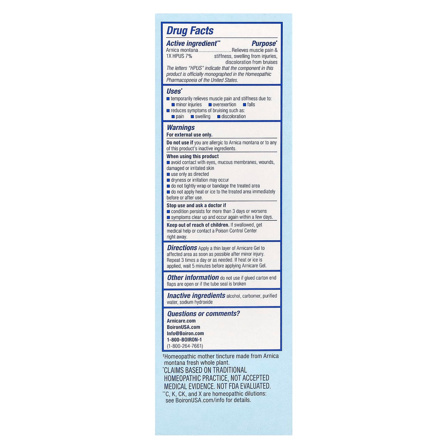 Arnica Gel for Pain Relief by Boiron - Fragrance-Free, 4.2 oz - Image 2