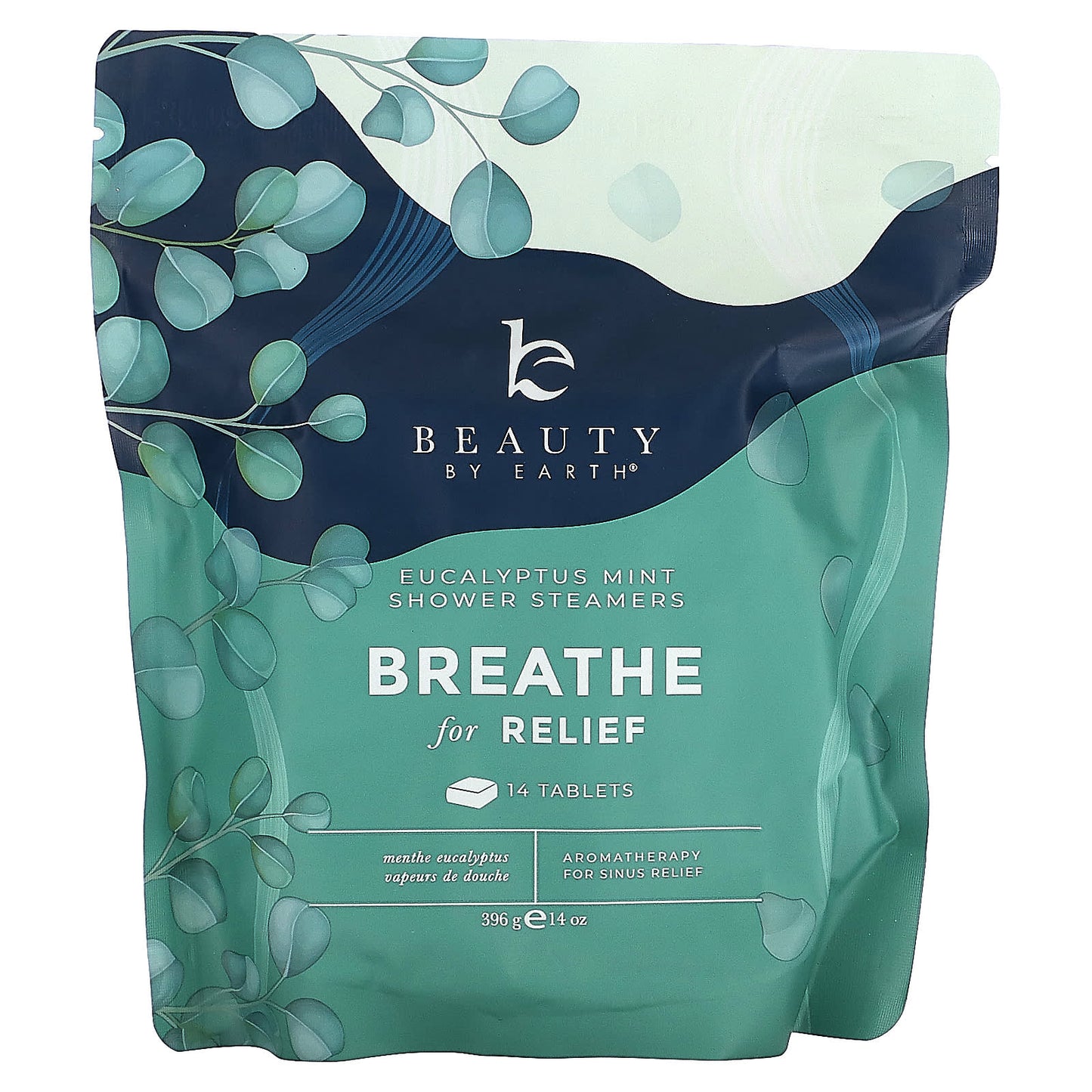 Eucalyptus Mint Shower Steamer for Sinus Relief & Relaxation - 14 Tablets - Image 1
