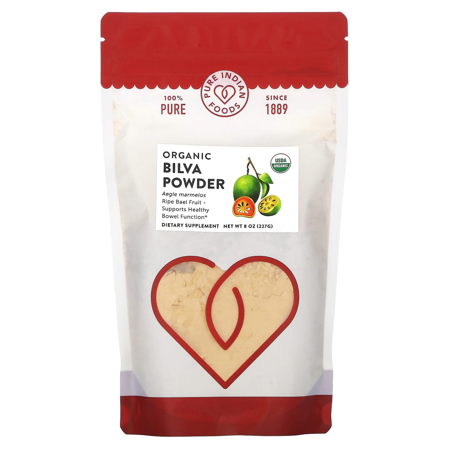 Pure Indian Foods, Organic Bilva Powder, 8 oz (227 g) - Image 1