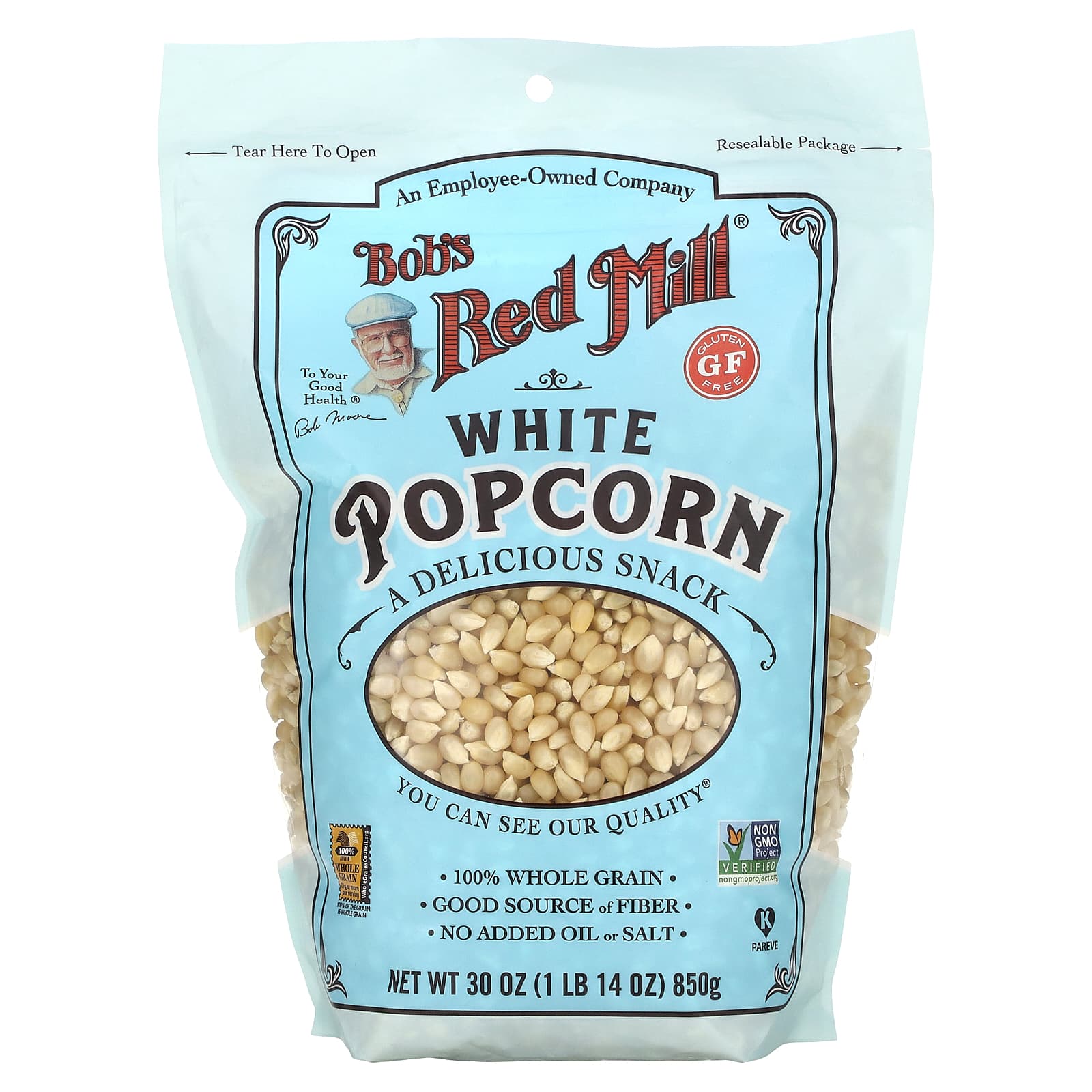 Gluten-Free White Popcorn by Bob's Red Mill - 1 lb 14 oz - Image 1