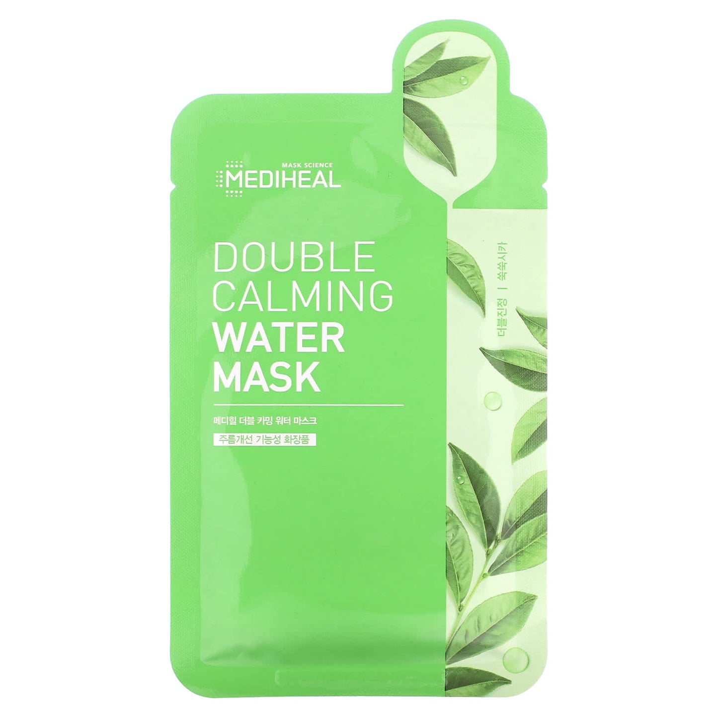 MEDIHEAL, Double Calming Water Beauty Mask, 1 Sheet, 0.68 fl oz (20 ml) - Image 1