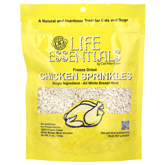 Nutritious Freeze Dried Chicken Sprinkles for Cats and Dogs - 5 oz - Image 1