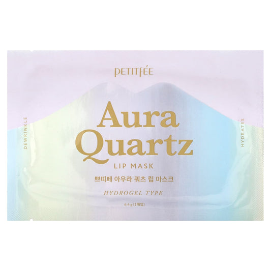 Petitfee, Aura Quartz, Lip Mask, Hydrogel Type, 1 Mask, 6.4 g - Image 1