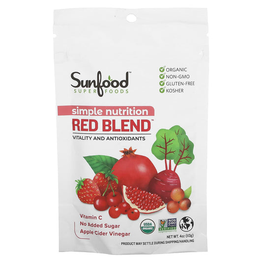Sunfood, Simple Nutrition, Red Blend, 4 oz (113 g) - Image 1