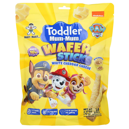 Paw Patrol White Cheddar Toddler Snacks, 14 Sticks, 2.47 oz (70 g) - Image 1