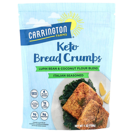 Keto Italian Seasoned Bread Crumbs by Carrington Farms - Low Carb & Gluten Free - Image 1