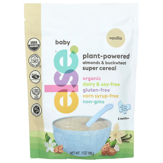 Else Plant-Powered Baby Cereal, USDA Organic, Vanilla, 7 oz - Image 1