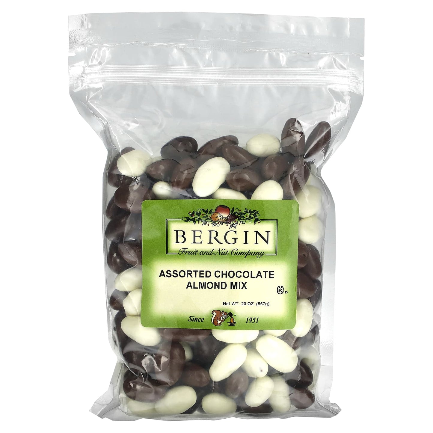 Indulge in Bergin's Assorted Chocolate Almond Mix - 20 oz - Image 1