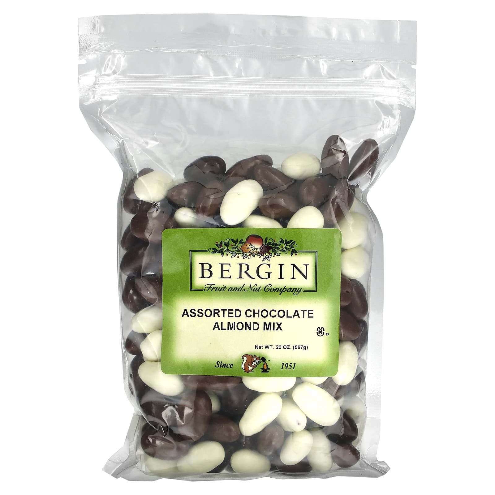 Indulge in Bergin's Assorted Chocolate Almond Mix - 20 oz - Image 1