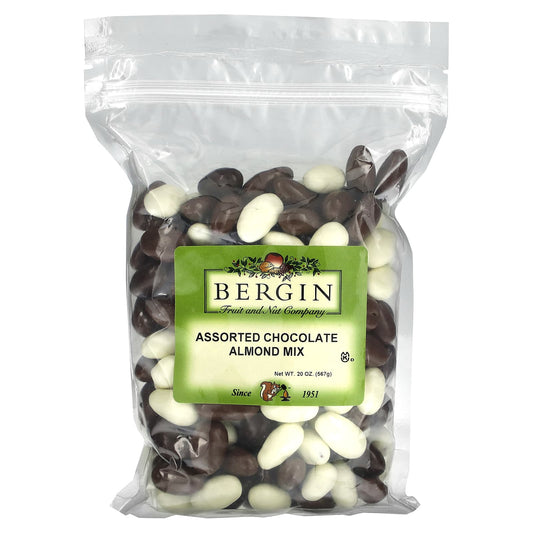 Indulge in Bergin's Assorted Chocolate Almond Mix - 20 oz - Image 1