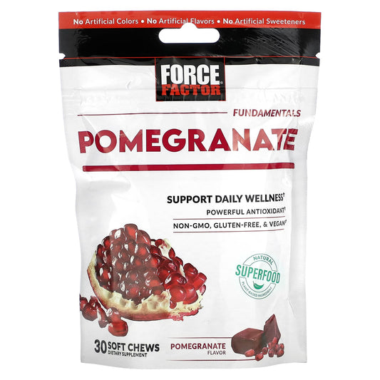 Natural Antioxidant Boost with Pomegranate Force Factor Fundamentals Soft Chews - Image 1
