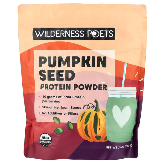 Wilderness Poets, Organic Pumpkin Seed Protein Powder, 2 lbs (907 g) - Image 1