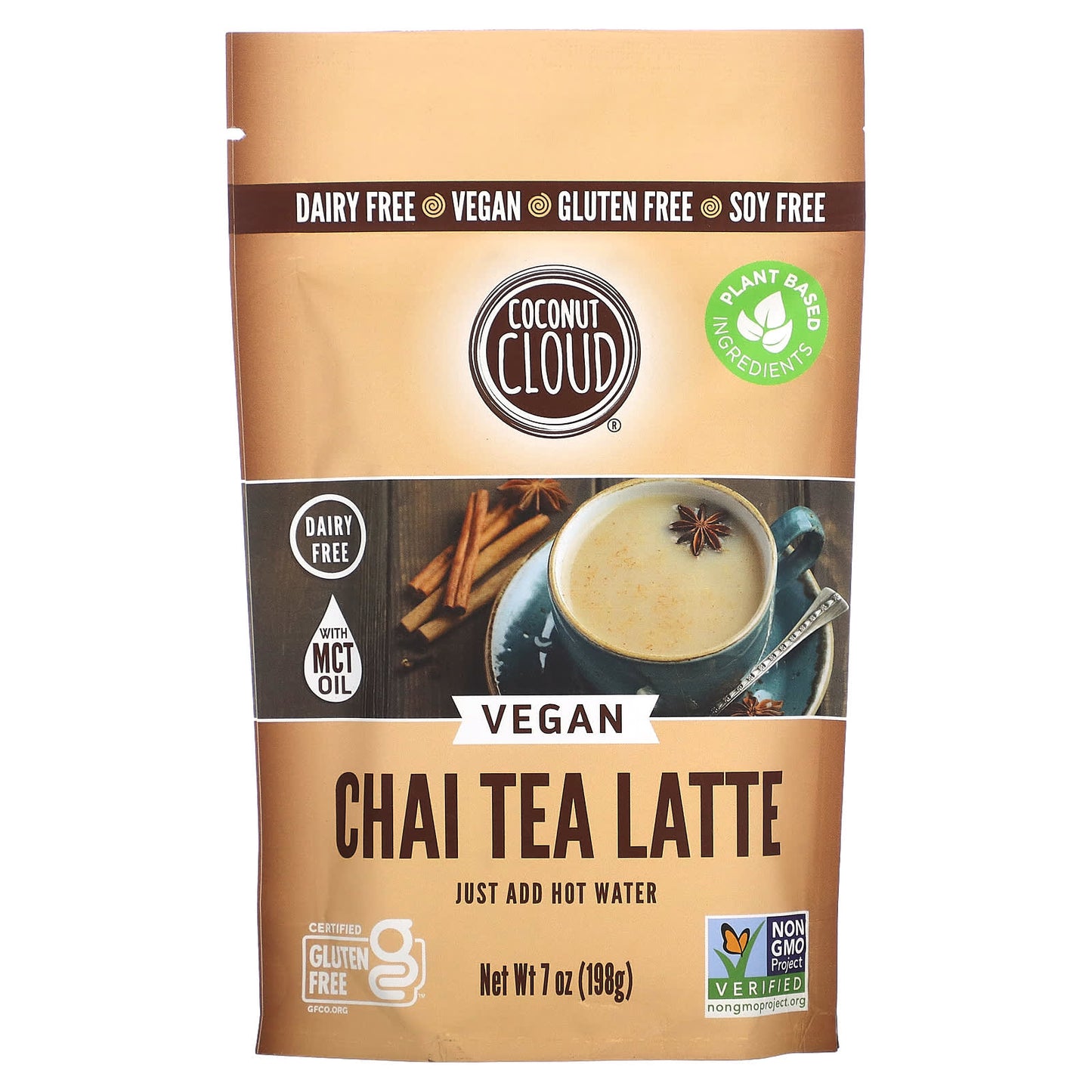 Dairy-Free Vegan Chai Tea Latte by Coconut Cloud, 7 oz - Image 1