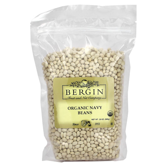 USDA Organic Navy Beans by Bergin Fruit & Nut Company - 20 oz - Image 1