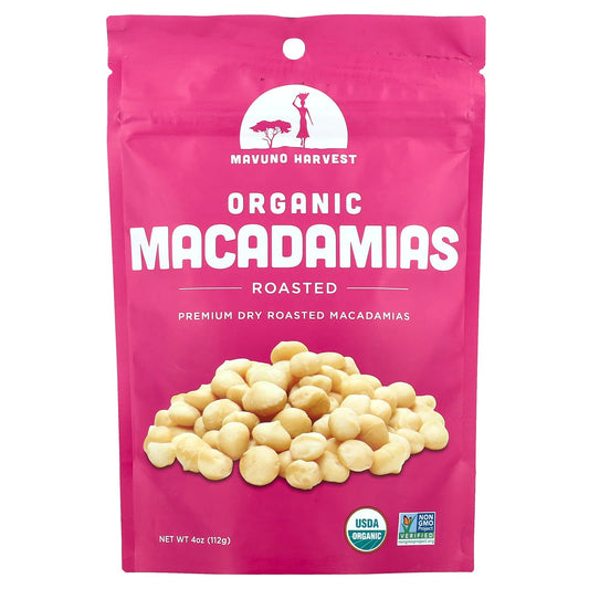 Mavuno Harvest, Organic Macadamias, Roasted, 4 oz (112 g) - Image 1