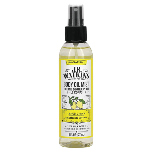 Natural Lemon Body Oil Mist by J R Watkins, 6 fl oz - Image 1