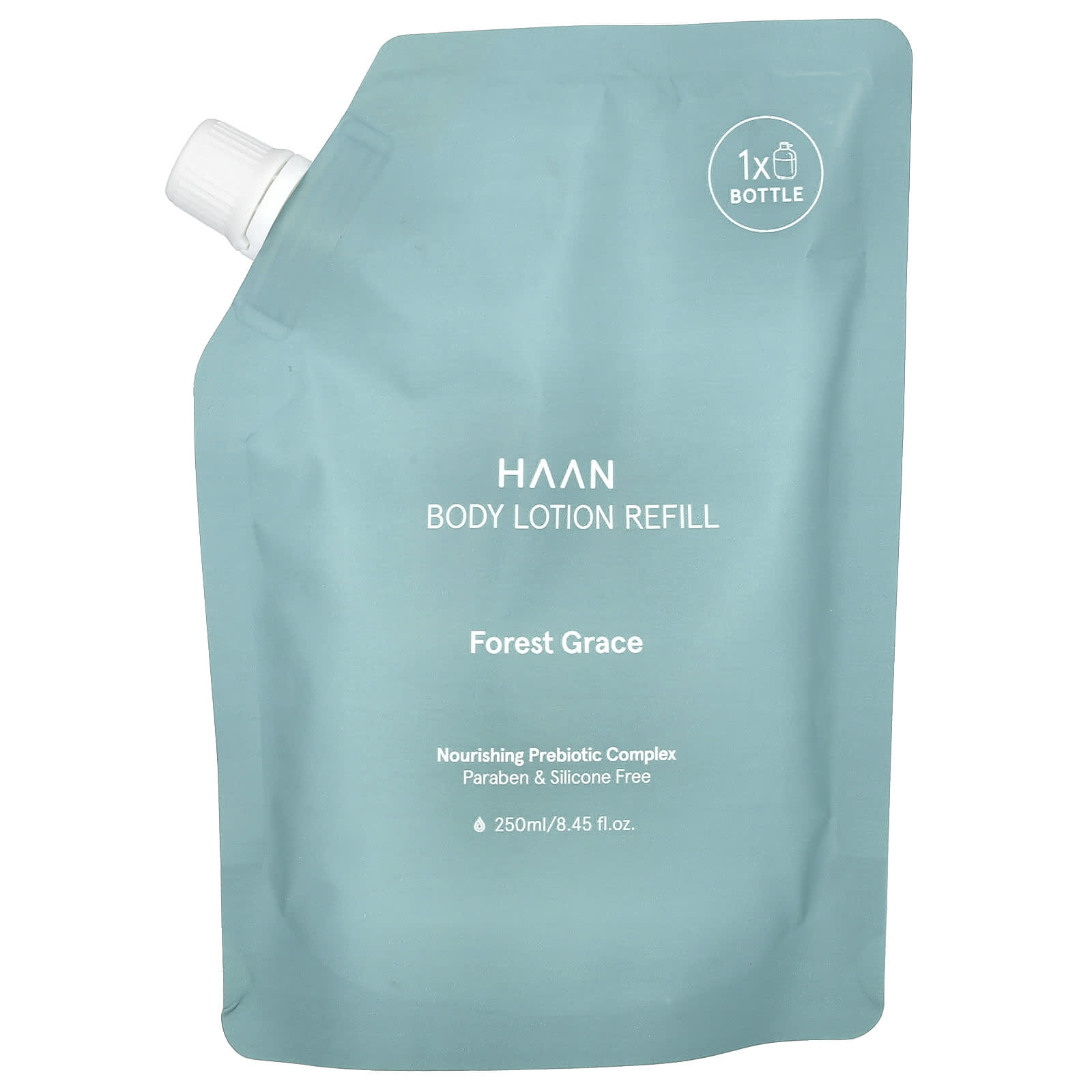 Haan Body Lotion Refill, Forest Grace, Paraben-Free & Natural Ingredients - Image 1