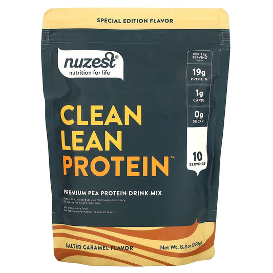 Nuzest, Clean Lean Protein, Salted Caramel, 8.8 oz (250 g) - Image 1