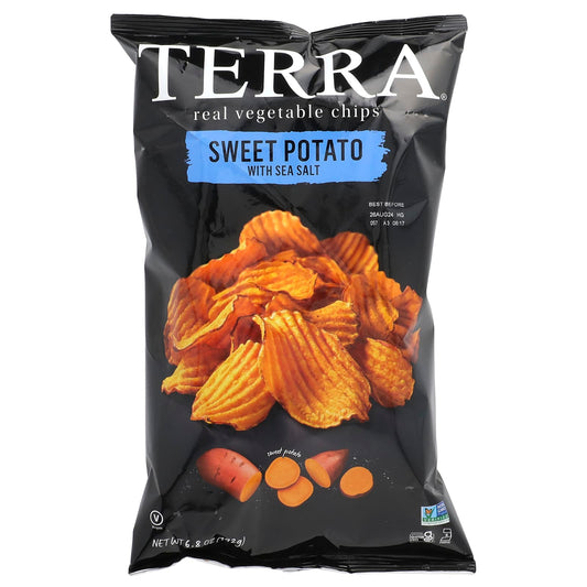 Terra, Real Vegetable Chips, Sweet Potato With Sea Salt, 6.8 oz (192 g) - Image 1