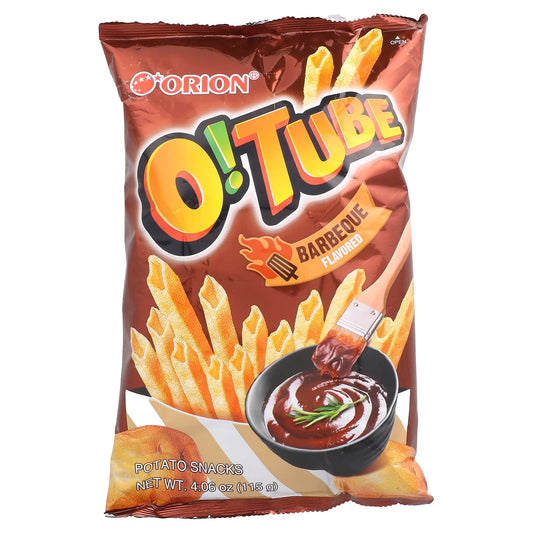 Orion, O! Tube, Potato Snacks, Barbeque, 4.06 oz (115 g) - Image 1