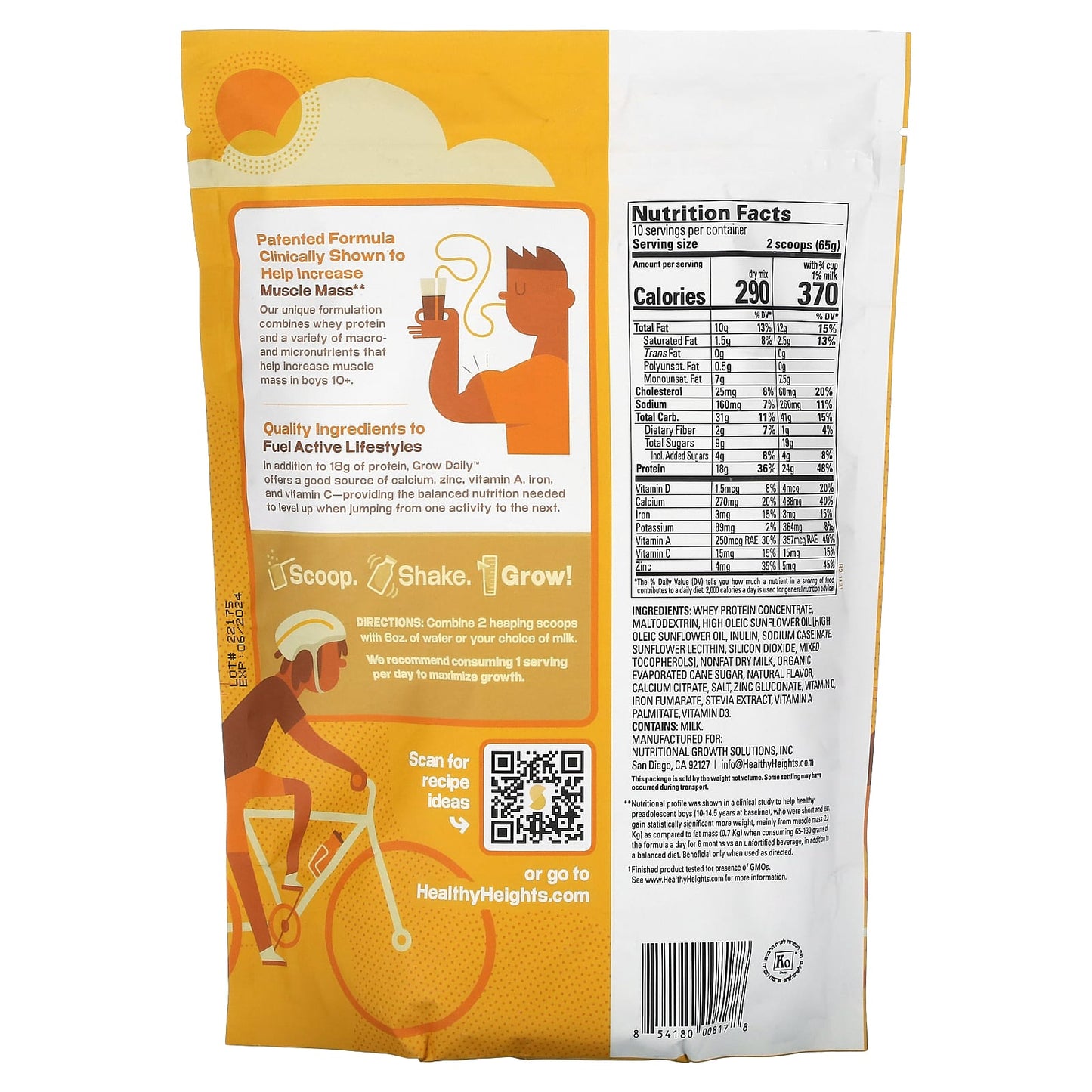 Boost Growth in Boys 10+ with Healthy Heights Whey Protein Mix - Image 2