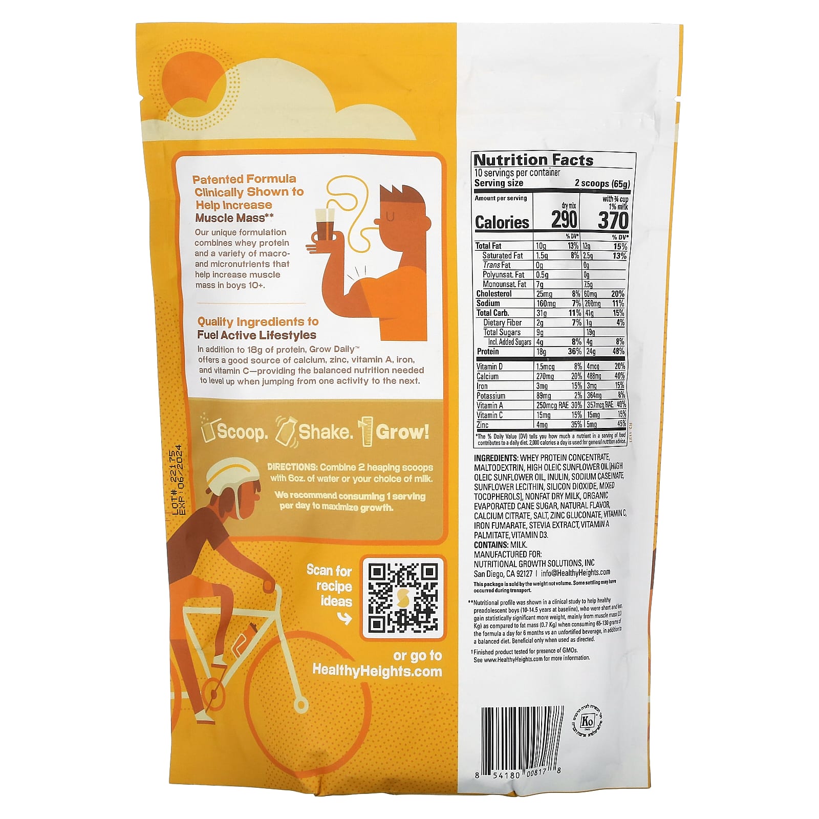 Boost Growth in Boys 10+ with Healthy Heights Whey Protein Mix - Image 2